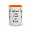 15oz-cirneco-delletna-mug-humor-orange 15oz Funny Cirneco dell'Etna Mug, Orange, front view