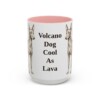 15oz-cirneco-delletna-mug-humor-pink 15oz Funny Cirneco dell'Etna Mug, Pink, front view