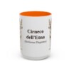 15oz-cirneco-delletna-mug-latin-orange 15oz Cirneco dell'Etna Latin Mug, Orange, front view