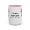 15oz-cirneco-delletna-mug-latin-pink 15oz Cirneco dell'Etna Latin Mug, Pink, front view