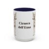 15oz Cirneco dell'Etna Mug, Navy, front view