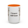 15oz Cirneco dell'Etna Mug, Orange, front view