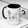 15oz Funny Clumber Spaniel Mug, Black, lifestyle photo