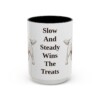 15oz Funny Clumber Spaniel Mug, Black, front view