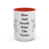 15oz Funny Clumber Spaniel Mug, Red, front view