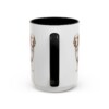 15oz Clumber Spaniel Dog Mom Mug, Black, back view