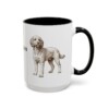 15oz Cockapoo Mug, Black, right side view