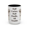 15oz Funny Cockapoo Mug, Black, front view