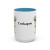 15oz Cockapoo Mug, Light Blue, front view