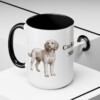 15oz Cockapoo Dog Mom Mug, Black, lifestyle photo