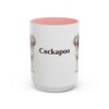 15oz Cockapoo Mug, Pink, front view