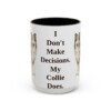 15oz-collie-mug-humor-black-front 15oz Funny Collie Mug, Black, front view