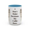 15oz-collie-mug-humor-light-blue 15oz Funny Collie Mug, Light Blue, front view