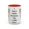 15oz-collie-mug-humor-red 15oz Funny Collie Mug, Red, front view
