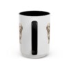 15oz Funny Coton de Tulear Mug, Black, back view