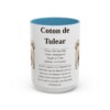 15oz Coton de Tulear Mug, Light Blue, front view