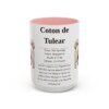 15oz Coton de Tulear Mug, Pink, front view