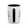 15oz Funny Czechoslovakian Vlciak Mug, Black, back view