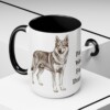 15oz Funny Czechoslovakian Vlciak Mug, Black, lifestyle photo
