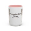 15oz-czechoslovakian-vlciak-mug-latin-pink 15oz Czechoslovakian Vlciak Latin Mug, Pink, front view
