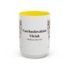 15oz-czechoslovakian-vlciak-mug-latin-yellow 15oz Czechoslovakian Vlciak Latin Mug, Yellow, front view