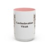 15oz Czechoslovakian Vlciak Mug, Pink, front view
