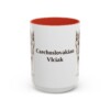 15oz Czechoslovakian Vlciak Mug, Red, front view