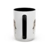 15oz Czechoslovakian Vlciak Mug, Black, back view