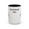 15oz-dachshund-mix-mug-black-front 15oz Dachshund Mix Mug, Black, front view