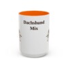 15oz-dachshund-mix-mug-orange 15oz Dachshund Mix Mug, Orange, front view