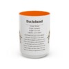 15oz-dachshund-mug-writeup-orange 15oz Dachshund Mug, Orange, front view