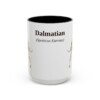 15oz-dalmatian-mug-latin-black-front 15oz Dalmatian Latin Mug, Black, front view