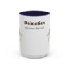 15oz-dalmatian-mug-latin-navy 15oz Dalmatian Latin Mug, Navy, front view