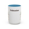 15oz Dalmatian Mug, Light Blue, front view