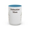 15oz Dalmatian Dog Mom Mug, Light Blue, front view