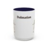 15oz Dalmatian Mug, Navy, front view