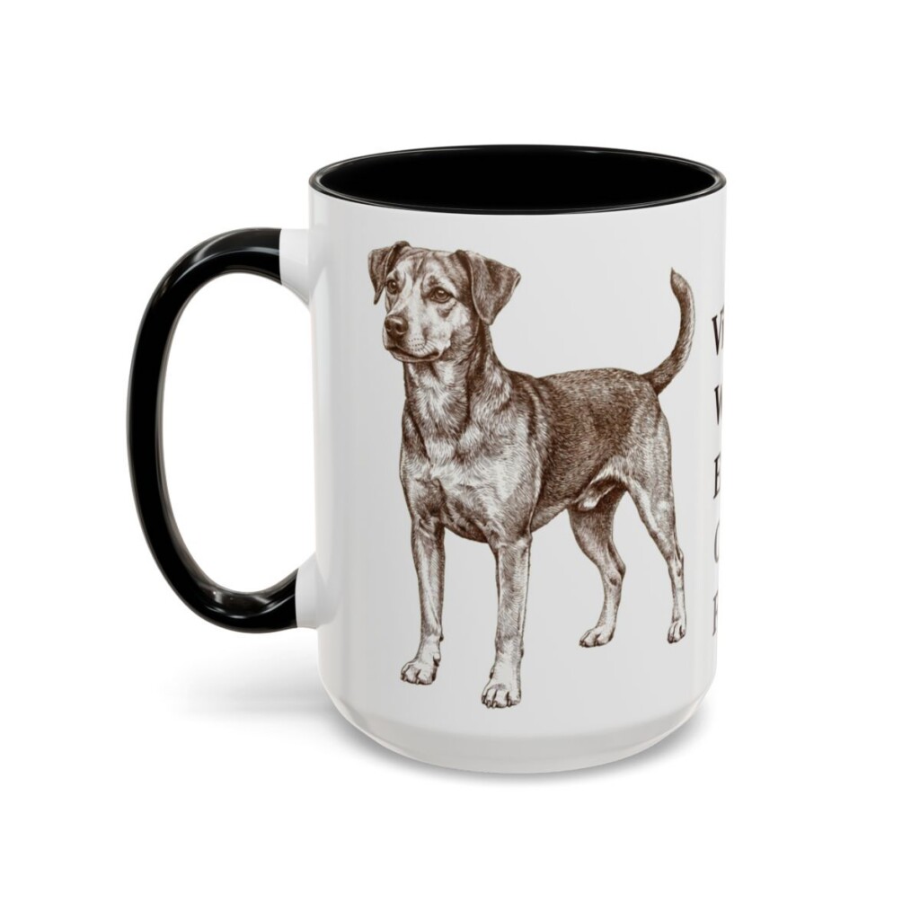 15oz-danish-swedish-farmdog-mug-humor-black-left 15oz Funny Danish-Swedish Farmdog Mug, Black, left side view