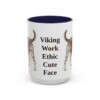 15oz-danish-swedish-farmdog-mug-humor-navy 15oz Funny Danish-Swedish Farmdog Mug, Navy, front view