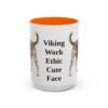 15oz-danish-swedish-farmdog-mug-humor-orange 15oz Funny Danish-Swedish Farmdog Mug, Orange, front view