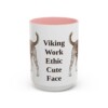 15oz-danish-swedish-farmdog-mug-humor-pink 15oz Funny Danish-Swedish Farmdog Mug, Pink, front view