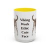 15oz-danish-swedish-farmdog-mug-humor-yellow 15oz Funny Danish-Swedish Farmdog Mug, Yellow, front view
