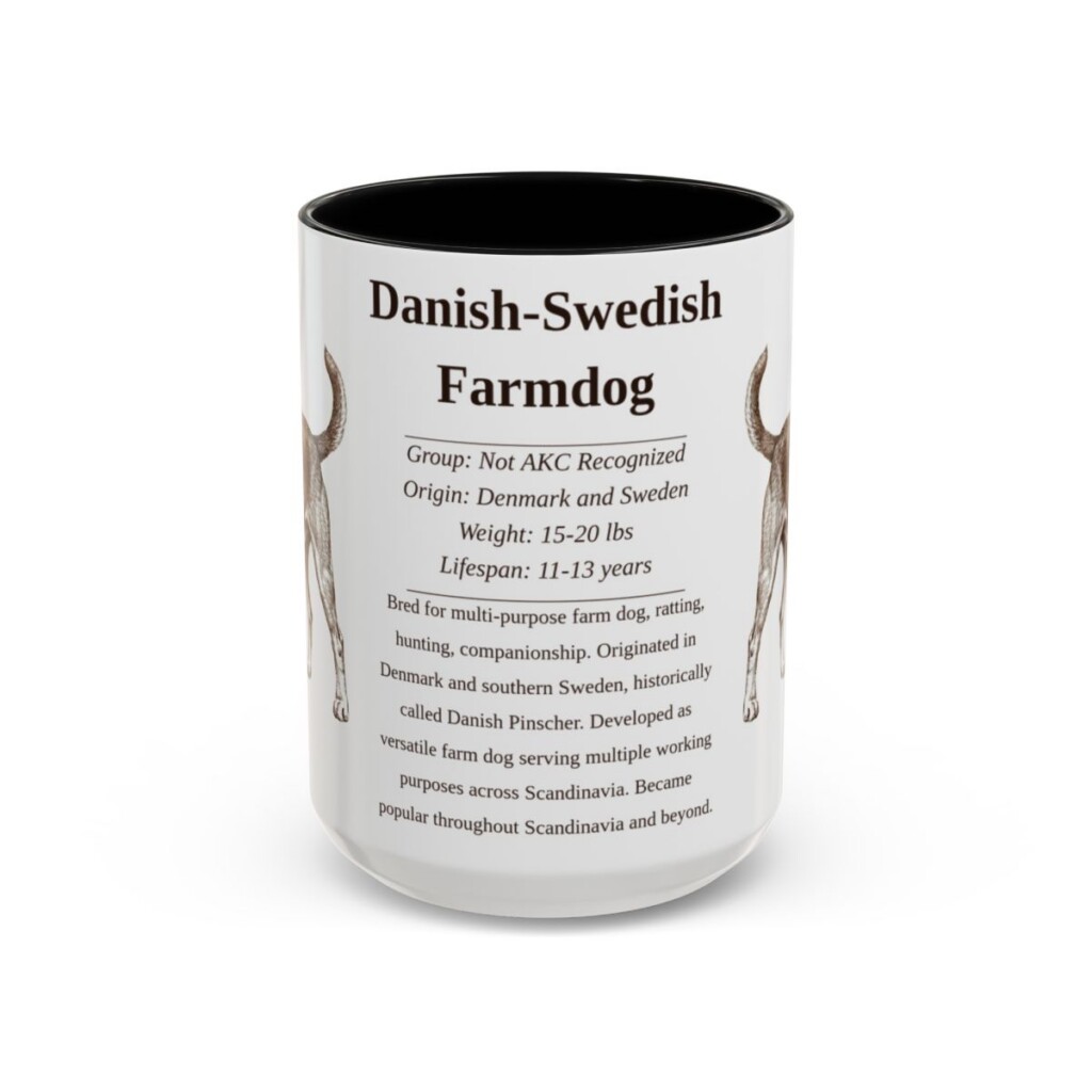 15oz-danish-swedish-farmdog-mug-writeup-black-front 15oz Danish-Swedish Farmdog Mug, Black, front view