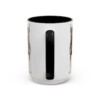 15oz Doberman Pinscher Dog Dad Mug, Black, back view