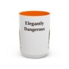 15oz-doberman-pinscher-mug-humor-orange 15oz Funny Doberman Pinscher Mug, Orange, front view