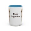 15oz-dogo-argentino-mug-light-blue 15oz Dogo Argentino Mug, Light Blue, front view