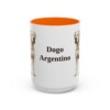 15oz-dogo-argentino-mug-orange 15oz Dogo Argentino Mug, Orange, front view