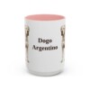 15oz-dogo-argentino-mug-pink 15oz Dogo Argentino Mug, Pink, front view