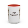 15oz-dogo-argentino-mug-red 15oz Dogo Argentino Mug, Red, front view