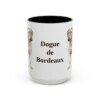 15oz-dogue-de-bordeaux-mug-black-front 15oz Dogue de Bordeaux Mug, Black, front view