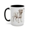 15oz-dogue-de-bordeaux-mug-humor-black-left 15oz Funny Dogue de Bordeaux Mug, Black, left side view